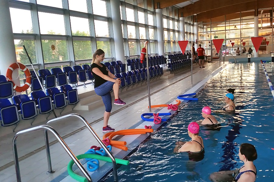 zajęcia w wodzie - aqua fitness - szkoła pływania Aquamania